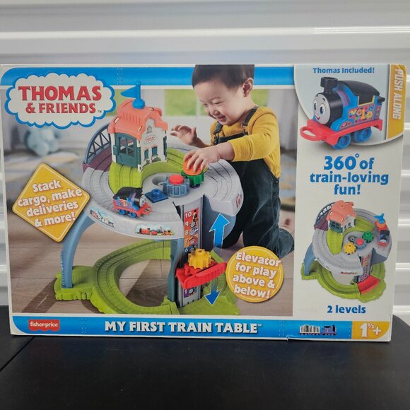 Thomas & Friends My First Train Table Toddler Toy w/ Track Fine Motor Activities - Picture 2 of 9